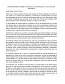 PANORAMA BREVE SOBRE LA RETORICA, SU NATURALEZA Y SU EVOLUCION HISTORICA