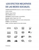 Los efectos negativos de las redes sociales