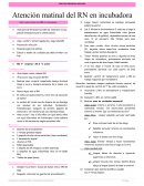 Aseo parcializado del RN en incubadora