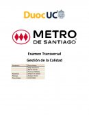 Examen Transversal Gestión de la Calidad
