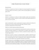 Educación formal e informal