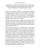 REPORTE DE LA LECTURA: PATRIMONIO BIOCULTURAL
