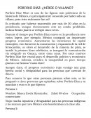 PORFIRIO DÍAZ: ¿HÉROE O VILLANO?