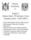 El salvador, crisis, dictadura y lucha