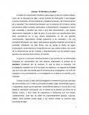 Ensayo ‘’El Hombre y el saber’’