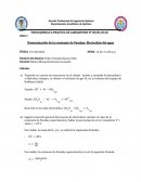 Determinación de la constante de Faraday: Electrolisis del agua