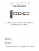 LA APLICACIÓN DE LAS FUNCIONES TRIGONOMÉTRICAS EN LA ARQUITECTURA MODERNA