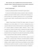 Informe alternativo sobre el cumplimiento del Pacto Internacional de Derechos Económicos, Sociales y Culturales del Ecuador