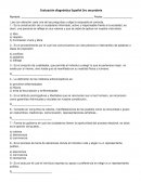 Evaluación diagnóstica Español 3ro secundaria s/r