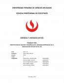 PROYECTO PARA EL ANÁLISIS Y DESARROLLO DEL LIDERAZGO EMPRESARIAL EN LA ORGANIZACIÓN INTEGRA RETAIL SAC