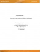 Taller de análisis: diagnóstico presupuestal