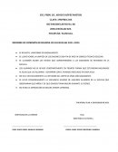INFORME DE COMISIÓN DE HIGIENE CICLO ESCOLAR 2021-2022