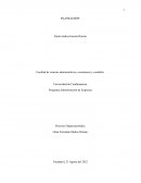 Administración y logistica. Planeación