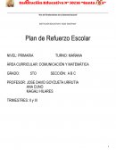 Plan de refuerzo escolar: Apoyo al aprendizaje en comunicación y matemática para 5to grado