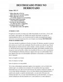 DESTROZADO PERO NO DERROTADO