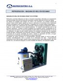 REFRIGERACION – MAQUINA DE HIELO EN ESCAMAS