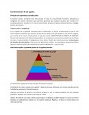 Constitucional: 25 de agosto. Principio de supremacía constitucional