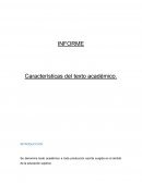 Características del texto académico