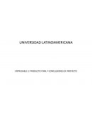 ENTREGABLE 2: PRODUCTO FINAL Y CONCLUSIONES DE PROYECTO