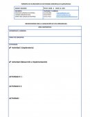 FORMATO DE PLANEACIÓN DE ACTIVIDADES SEMANALES