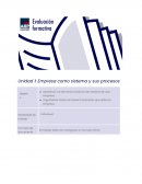 Empresa como sistema y sus procesos