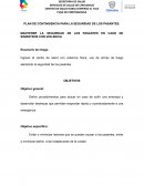 PLAN DE CONTINGENCIA PARA LA SEGURIDAD DE LOS PASANTES
