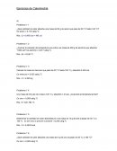 Ejercicios de Calorimetría