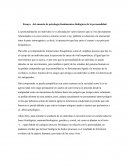 Ensayo del anuario de psicología fundamentos biológicos de la personalidad