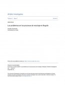 Problemática reciclaje Bogotá