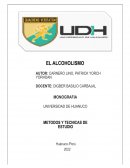 MONOGRAFIA SOBRE EL ALCOHOLISMO