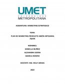 PLAN DE MARKETING PRODUCTO JABÓN ARTESANAL ÁGATA