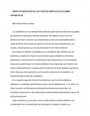 IMPACTOS NEGATIVOS EN LAS FUENTES HÍDRICAS EN COLOMBIA: ANTIBIOTICOS