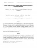 Estudio Comparativo entre Motocicletas de Transmisión Mecánica y Automática en Colombia