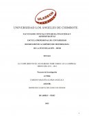 EL CUMPLIMIENTO DE LOS DEBERES TRIBUTARIOS EN LA EMPRESA ORION EIRL 2011 – 2012