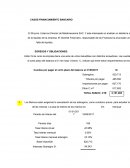 CASOS DE FINANCIAMIENTO BANCARIO