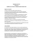 RESUMEN EJECUTIVO CAPITULO 8 CAMBIOS DE ACTITUDES Y COMUNICACIONES INTERACTIVAS