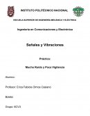 Señales y Vibraciones. Práctica