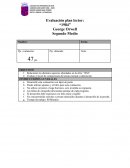 Evaluación plan lector: “1984” George Orwell
