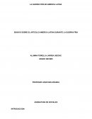 ENSAYO SOBRE EL ARTICULO AMERICA LATINA DURANTE LA GUERRA FRÍA