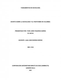 FUNDAMENTOS DE SOCIOLOGÍA. Página 1
