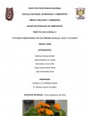 TINTURAS PREPARADAS CON VOLÚMENES IGUALES: JUGO Y ALCOHOL