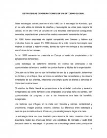 ESTRATEGIAS DE OPERACIONES EN UN ENTORNO GLOBAL. Página 2