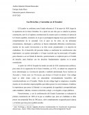 Los Derechos y Garantías en el Ecuador