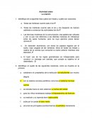 Actividad sobre La oración