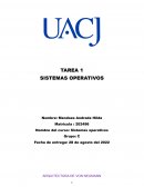 SISTEMAS OPERATIVOS. ARQUITECTURA DE VON NEUMANN