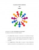 TALLER DE LECTURA Y ESCRITURA