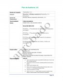 Plan de Auditoría, V.6 Nombre de Compañía: Martimillas, S.A.,