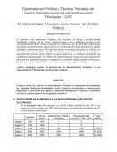El Administrador Tributario como Asesor del Ámbito Político
