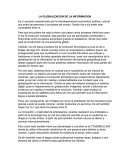 LA GLOBALIZACION DE LA INFORMACION