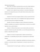 Tipos de investigación